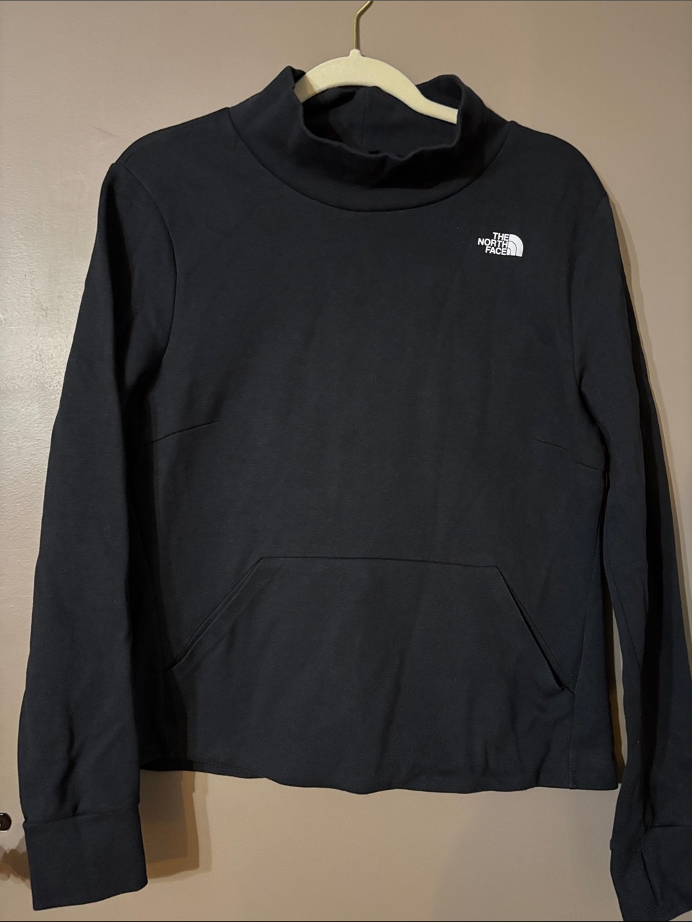 The North Face Black Funnel Neck Sweatshirt